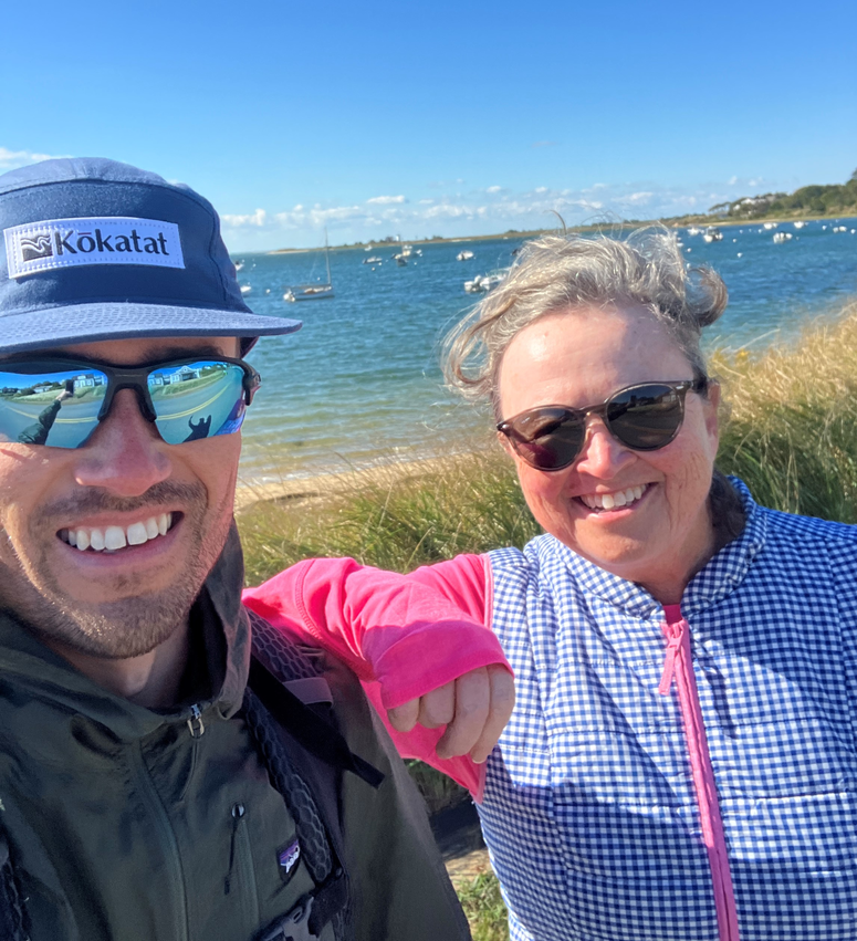 Charlie Daly and his mom