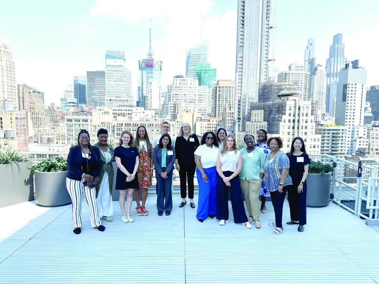 Dr. Disbrow (center) with BLAAC PD researchers