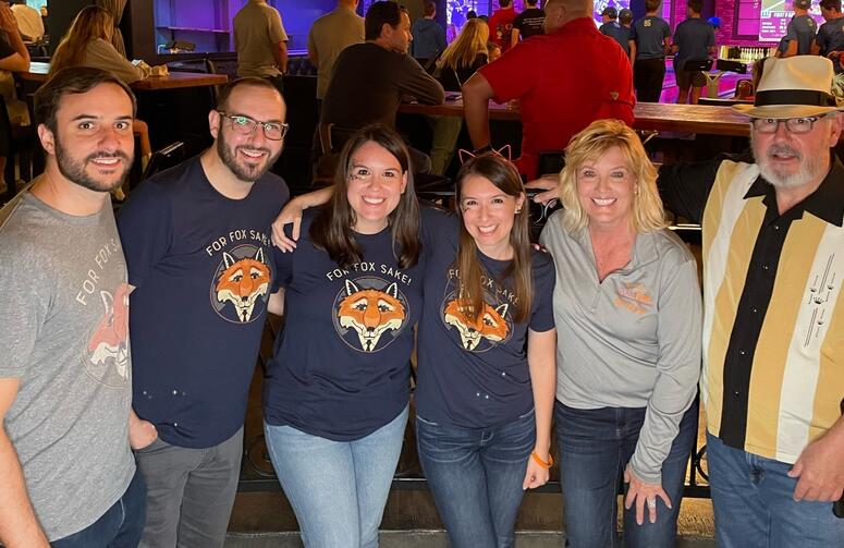 The Hurwitz family at Team Fox NOLA's annual Pins for Parkinson's event.