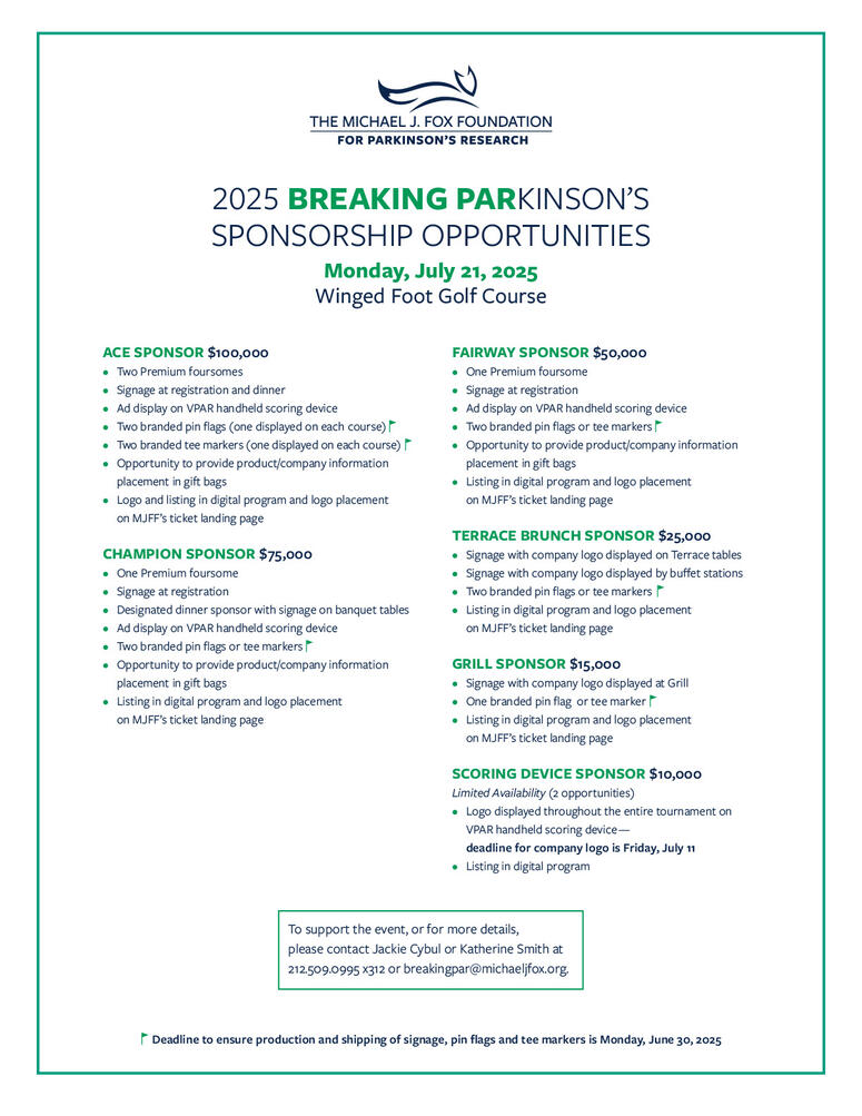 Breaking PAR Sponsorship Opportunities