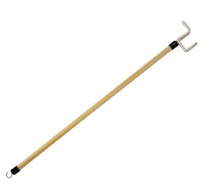 long handle with a hook on the end to help with getting dressed