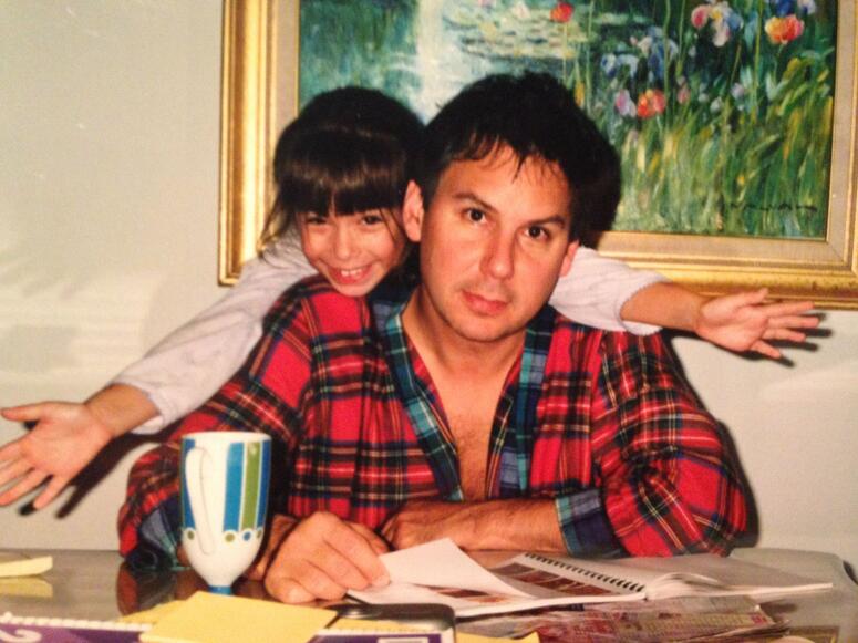 Madison with her dad, Gary.