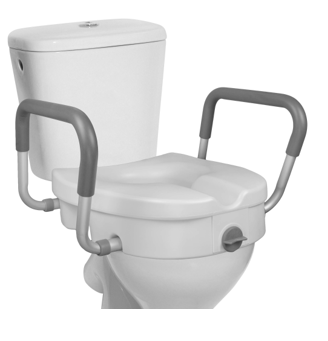 higher toilet seat to sit down more easily
