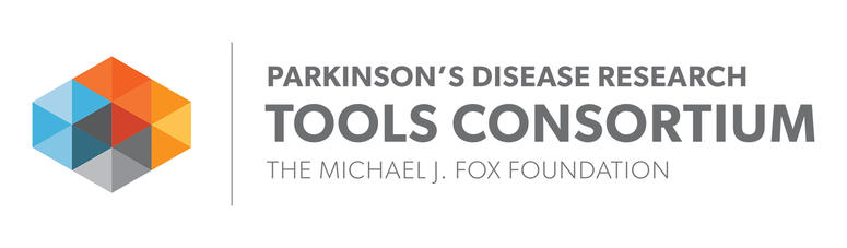 Logo for Parkinson's Disease Research Tools Consortium.