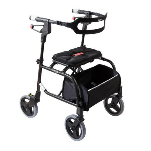 rollator walker (walker with wheels)
