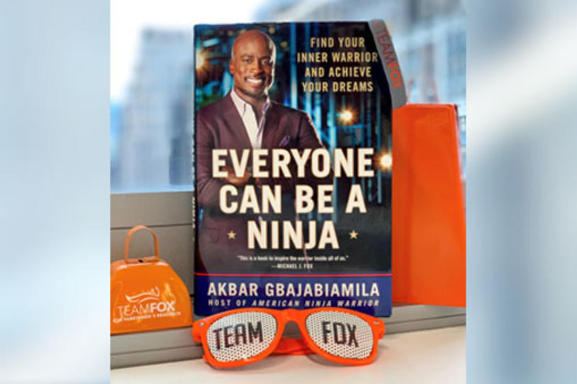 Cover of Board of Director's member Akbar Gbajabiamila's book "Everyone Can Be a Ninja."