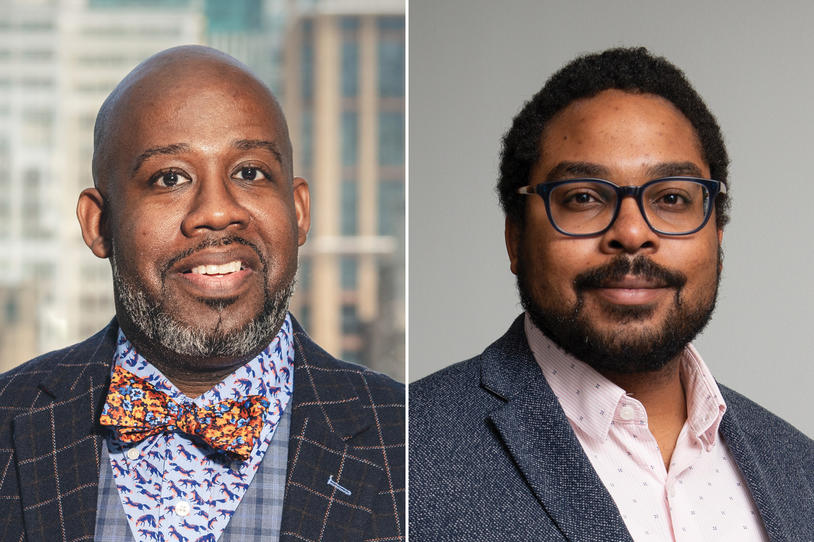 Headshots of Michael S. Fitts and Jonathan Jackson