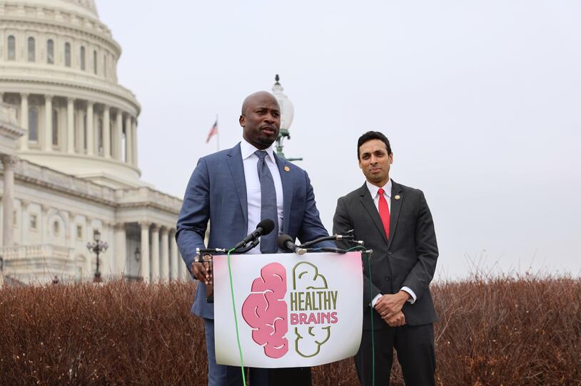 Akbar Gbajabiamila and Representative Subramanyam