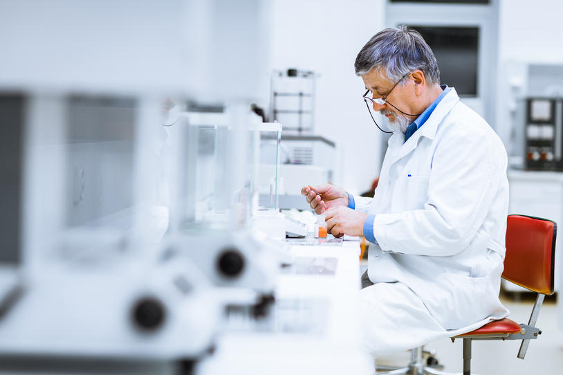 Researching testing items in a lab