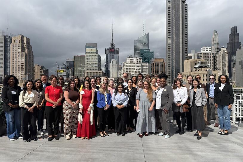 Group photo of BLAAC PD study team members and participants gathered at the 2026 BLAAC PD Annual Meeting. 
