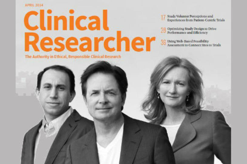 The Michael J. Fox Foundation Featured in Inaugural Issue of Clinical Researcher