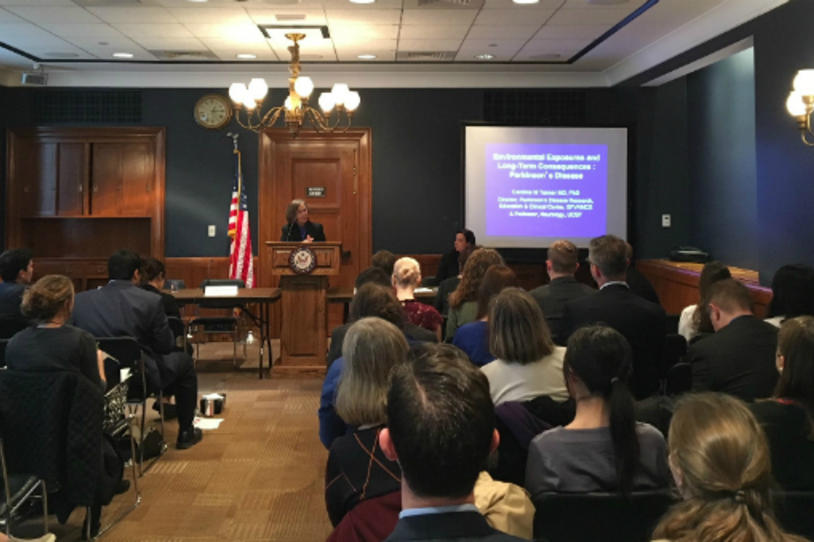 Capitol Hill Briefing Addresses Environmental Risk Factors for Parkinson's