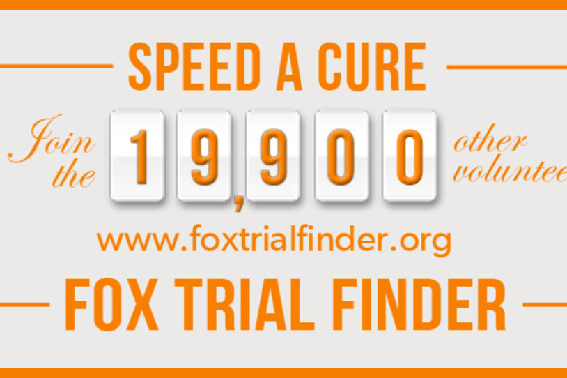 FOX FOTO FRIDAY: Fox Trial Finder Close to 20,000 Clinical Trial Volunteers
