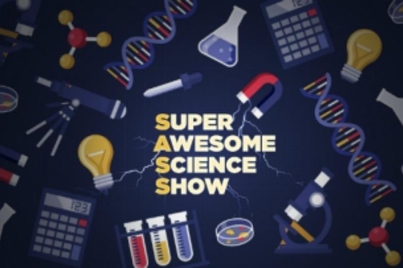 Logo: Super Awesome Science Show