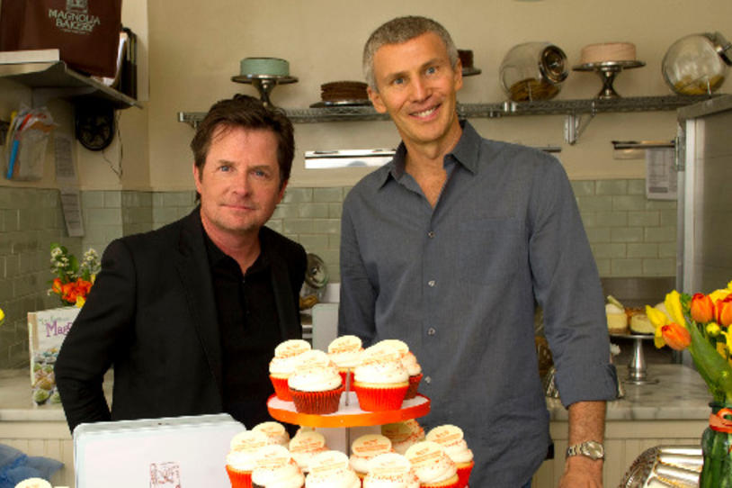 FOX FOTO FRIDAY: “How Sweet It Is!” Michael J. Fox Launches MJFF Cupcake at Magnolia Bakery