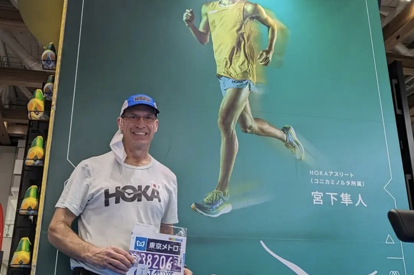 Joe Drake Tokyo Marathon