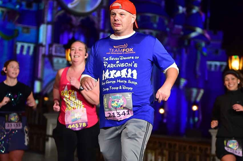 John Colwell running marathon