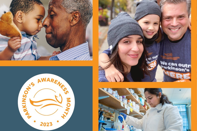 Compilation of images for Parkinson's Awareness Month