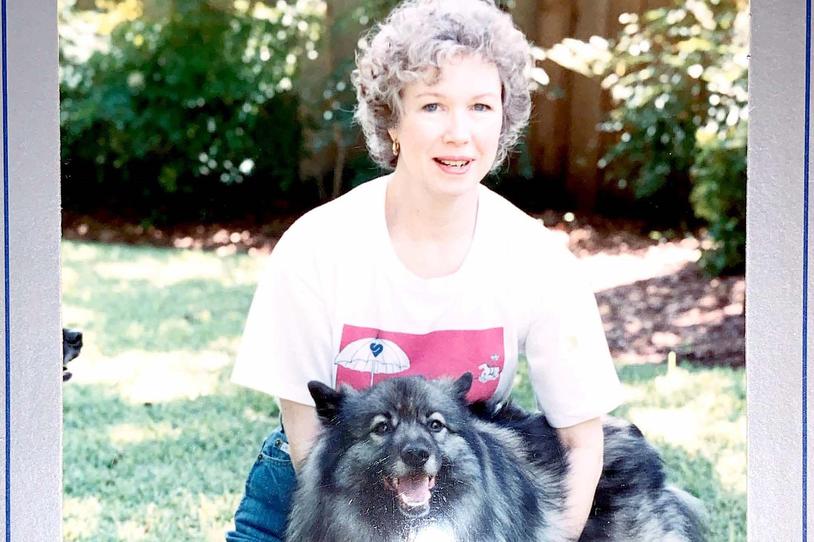 Sara Tiner and one of her beloved pets