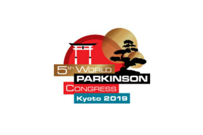Logo for the fifth World Parkinson's Congress in Kyoto, Japan.