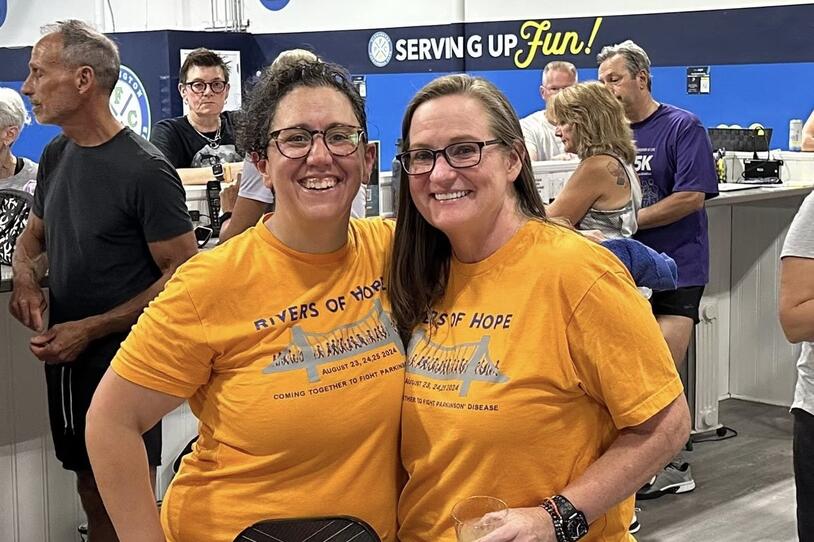 Karen Applebaum and her wife Mel.