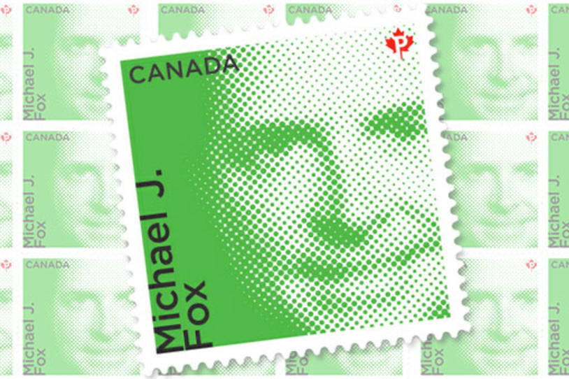 Michael J. Fox Receives Honorary Canadian Stamp