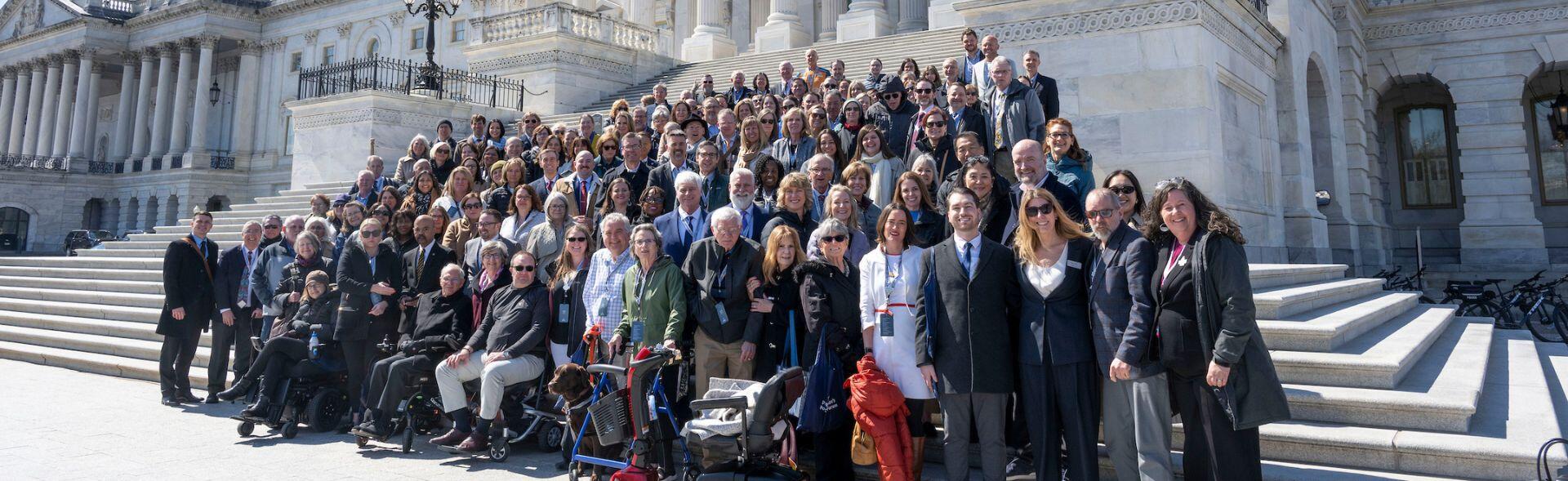 Advocates on steps of Capitol Hill