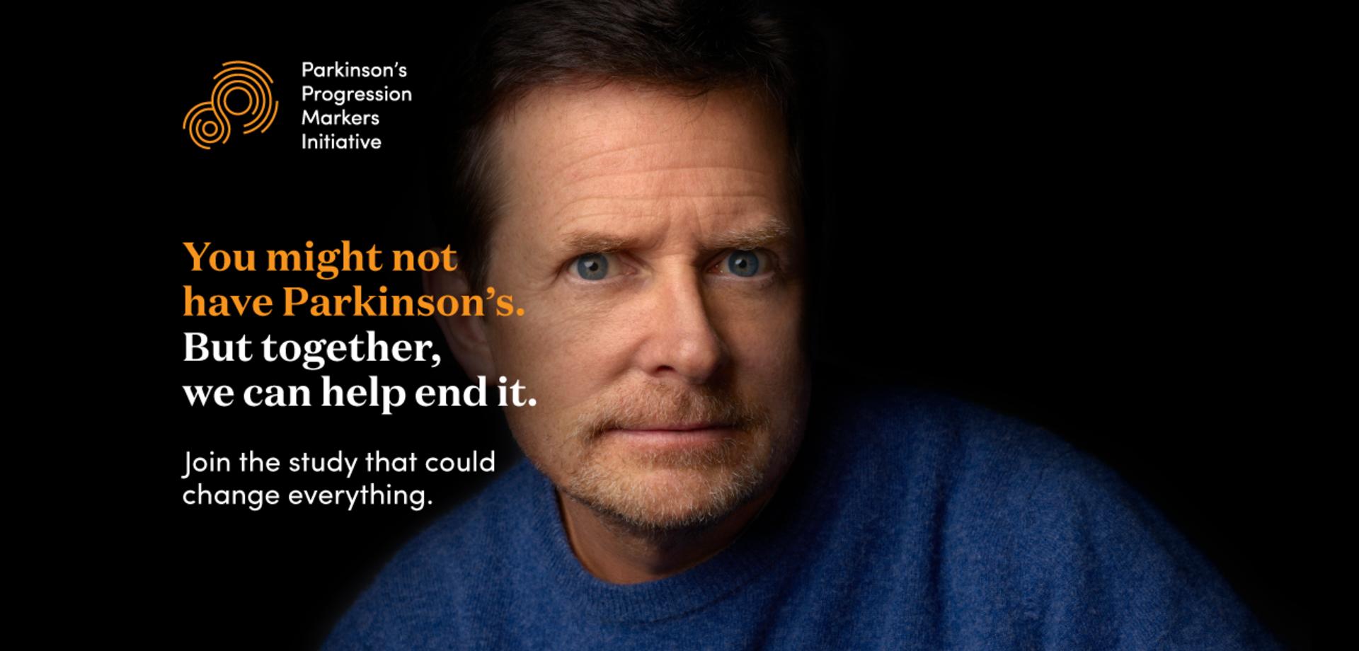 Close-up portrait of Michael J. Fox