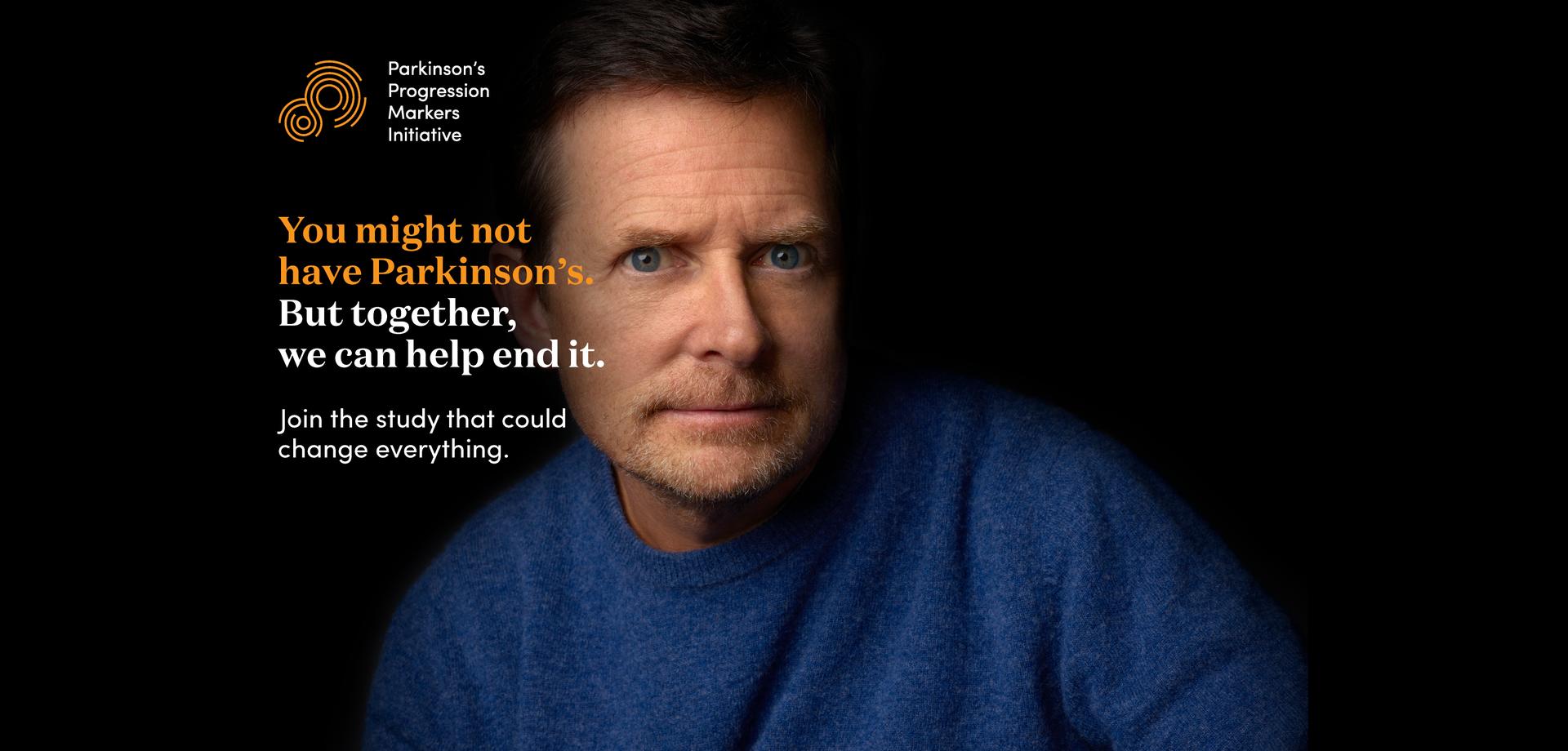 Close-up portrait of Michael J. Fox