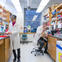 Two researchers in a lab
