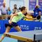 Margie Alley competes at the ITTF World Parkinson's Table Tennis Championships