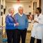 Parkinson's patient and care partner meet with doctor