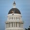 A photo of the top of the California State Capitol building
