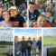 A collage of images of particiapnts of the Targeting a Cure Top Golf Events