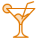 Illustrated martini.