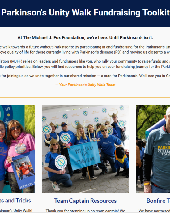 2026 Parkinson's Unity Walk | Parkinson's Disease