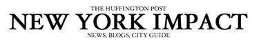 Logo for Huffington Post's New York Impact news section.