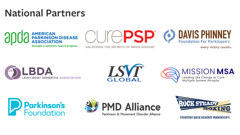 logos of national partners
