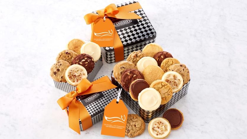 C.Krueger's cookies with MJFF logo